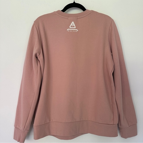 Wind River Women’s Pink Crewneck Sweatshirt – Mountain & Bear Graphic, Size M - Picture 5 of 8